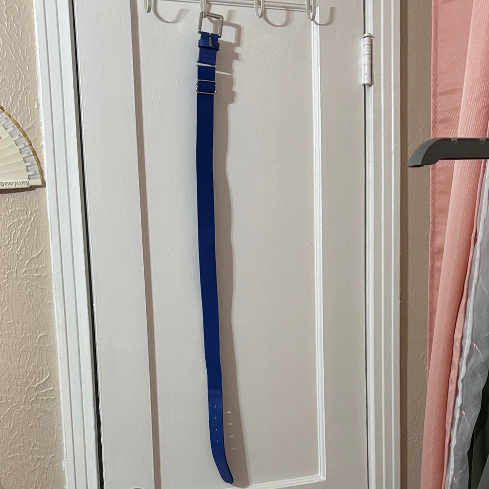 Under Armour Royal Blue Belt with Silver Buckle